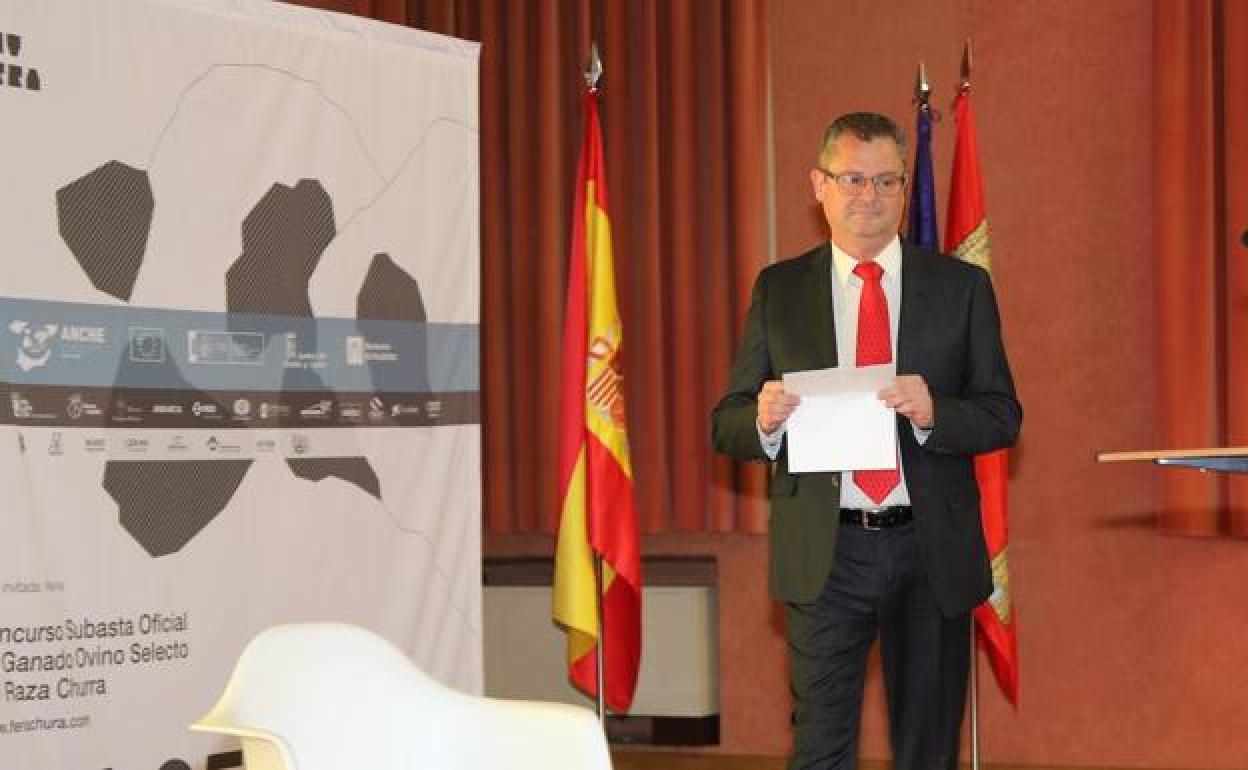 El consejero de Agricultura, Ganadería y Desarrollo Rural, Gerardo Dueñas.