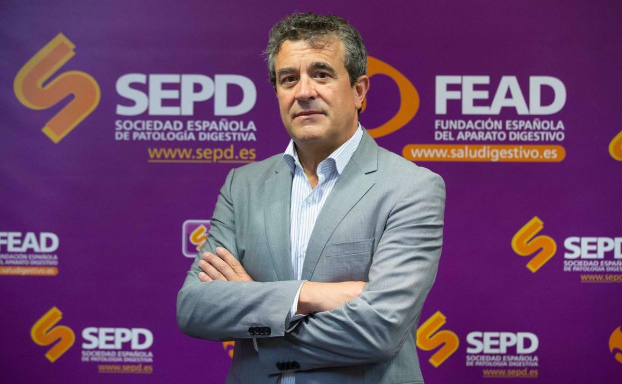 Javier Crespo García. Presidente de la Sociedad Española de Patología Digestiva(SEPD) que celebrará su congreso en León con más de un millar de asistentes. 