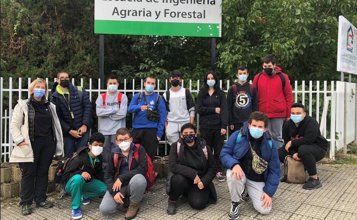 Estudiantes del instituto que han participado en esta actividad.