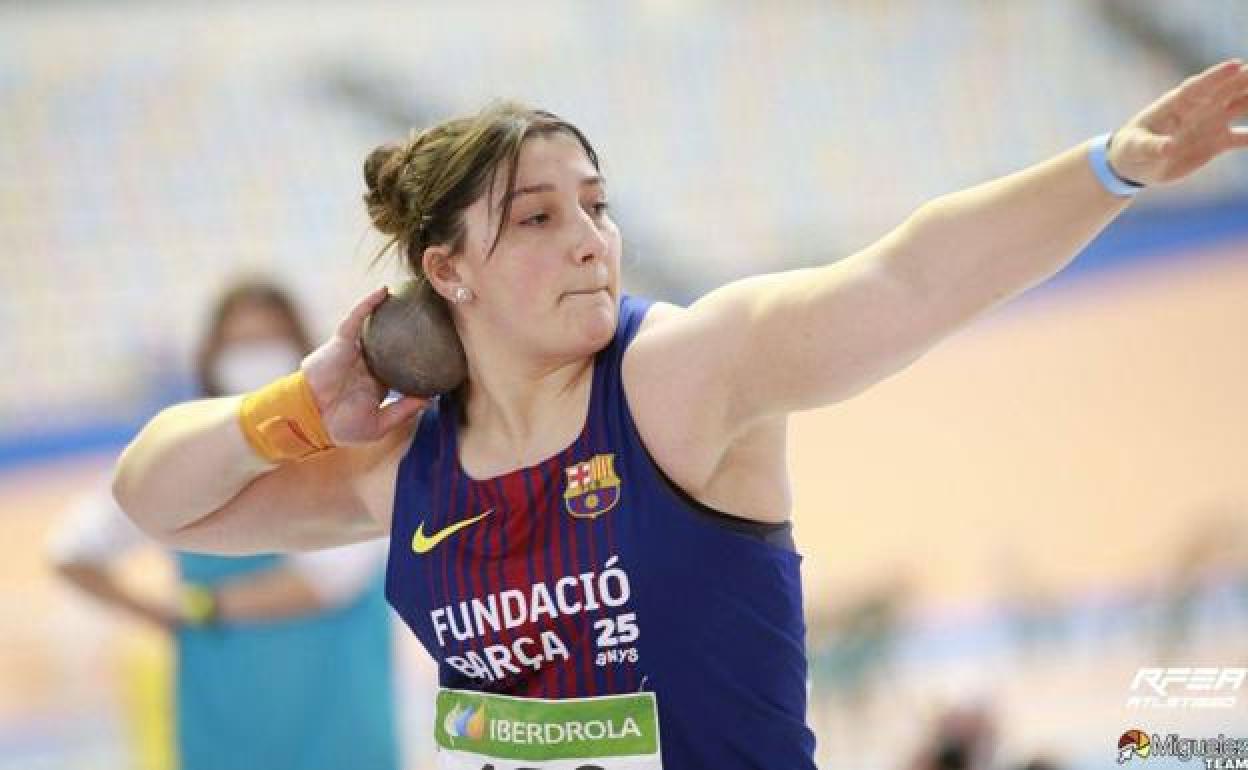 Mónica Borraz es una de las claras opciones de medallas para el atletismo leonés.