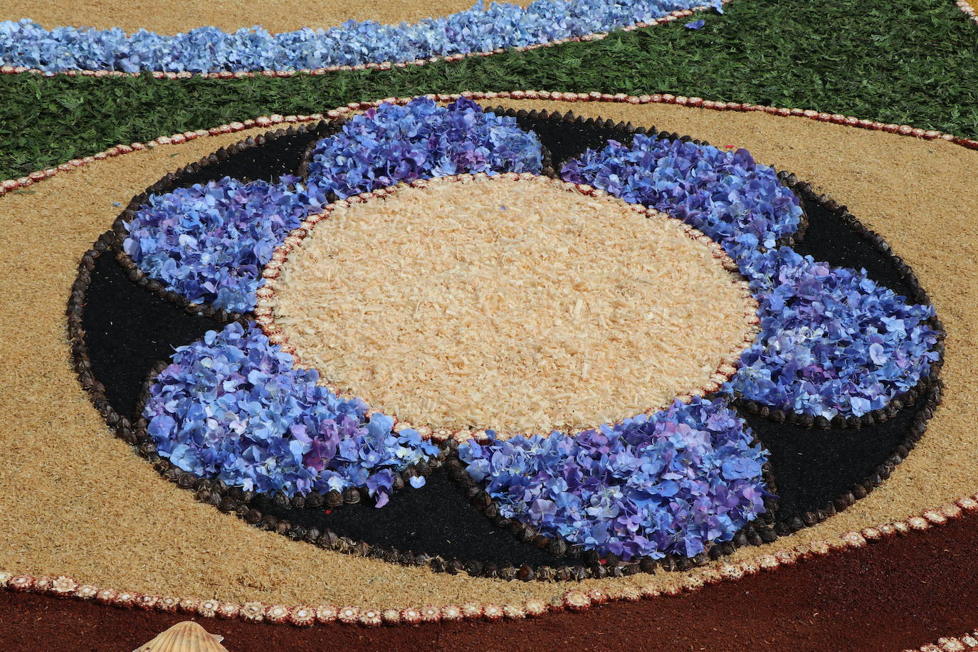 Fotos: Una alfombra floral cubre la plaza de la catedral de León