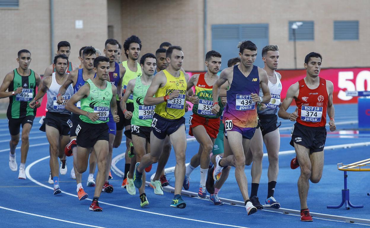 Aláiz y Celada participaron en la final de 5.000 metros, en imagen.