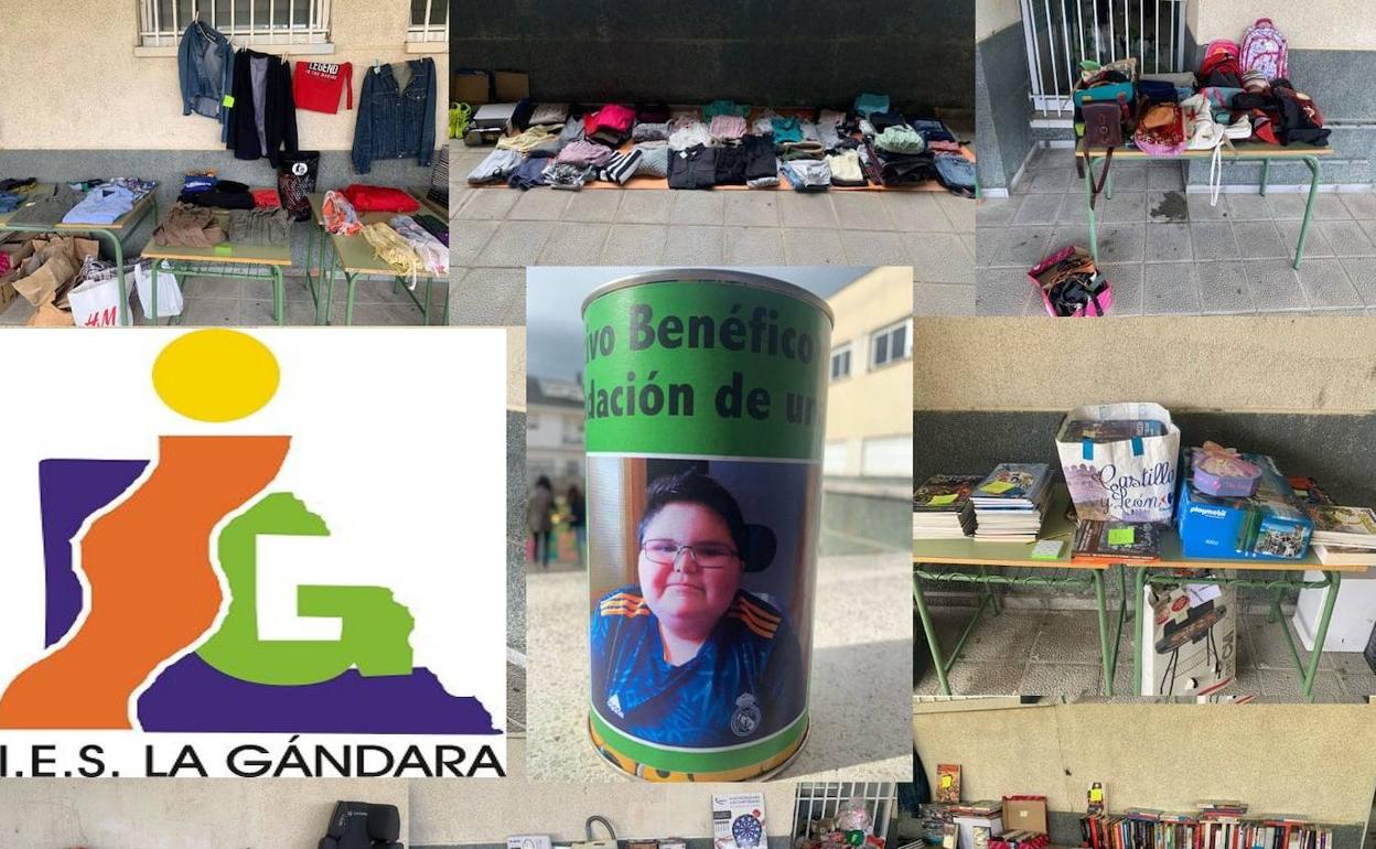 El mercadillo del IES La Gándara de Toreno logra recaudar los fondos necesarios para instalar una grúa para Javier González