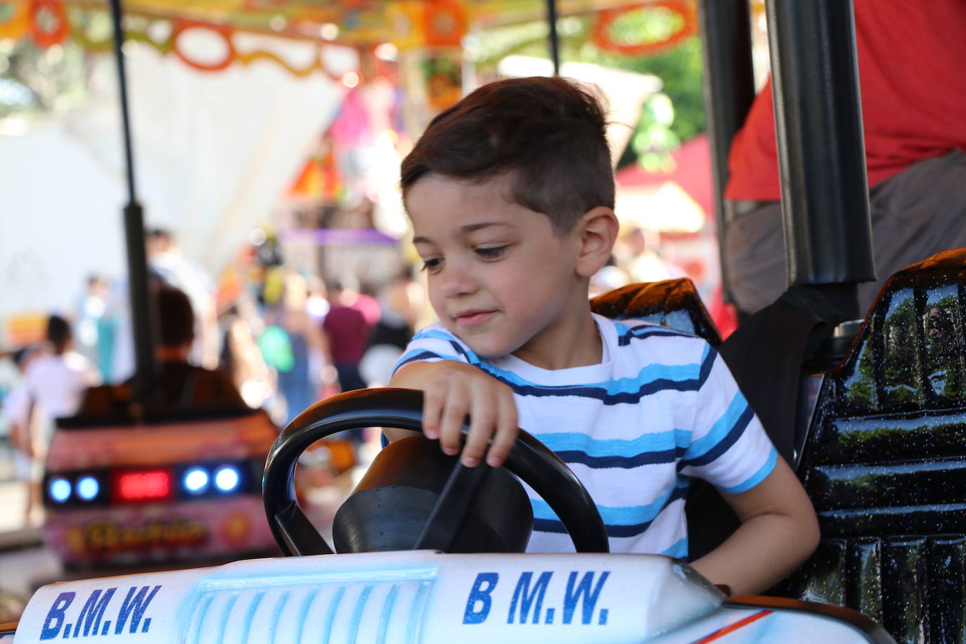 Imagen de la feria en la jornada de domingo, día del niño. 