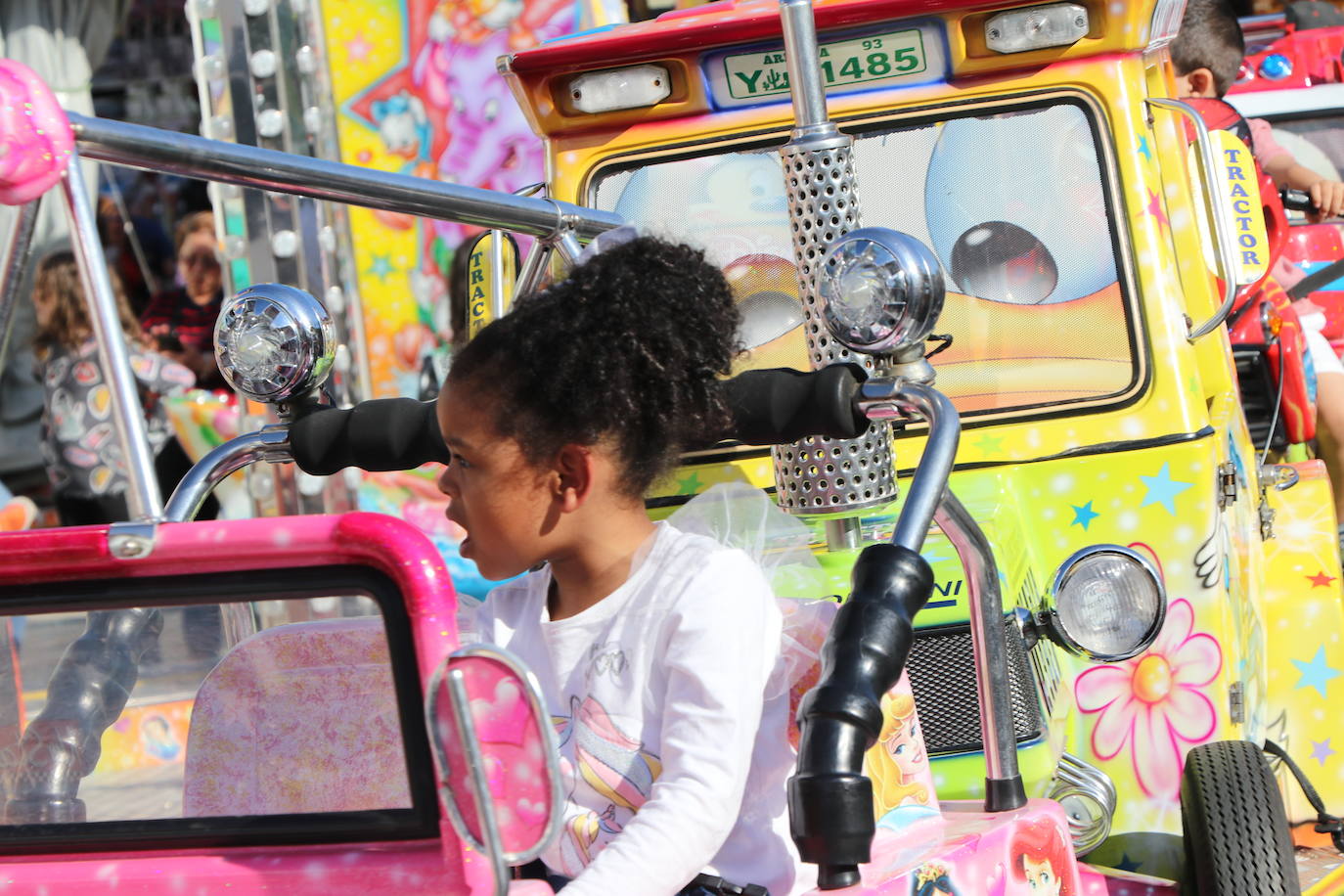 Imagen de la feria en la jornada de domingo, día del niño. 