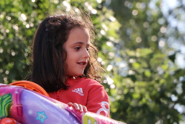 Imagen de la feria en la jornada de domingo, día del niño. 