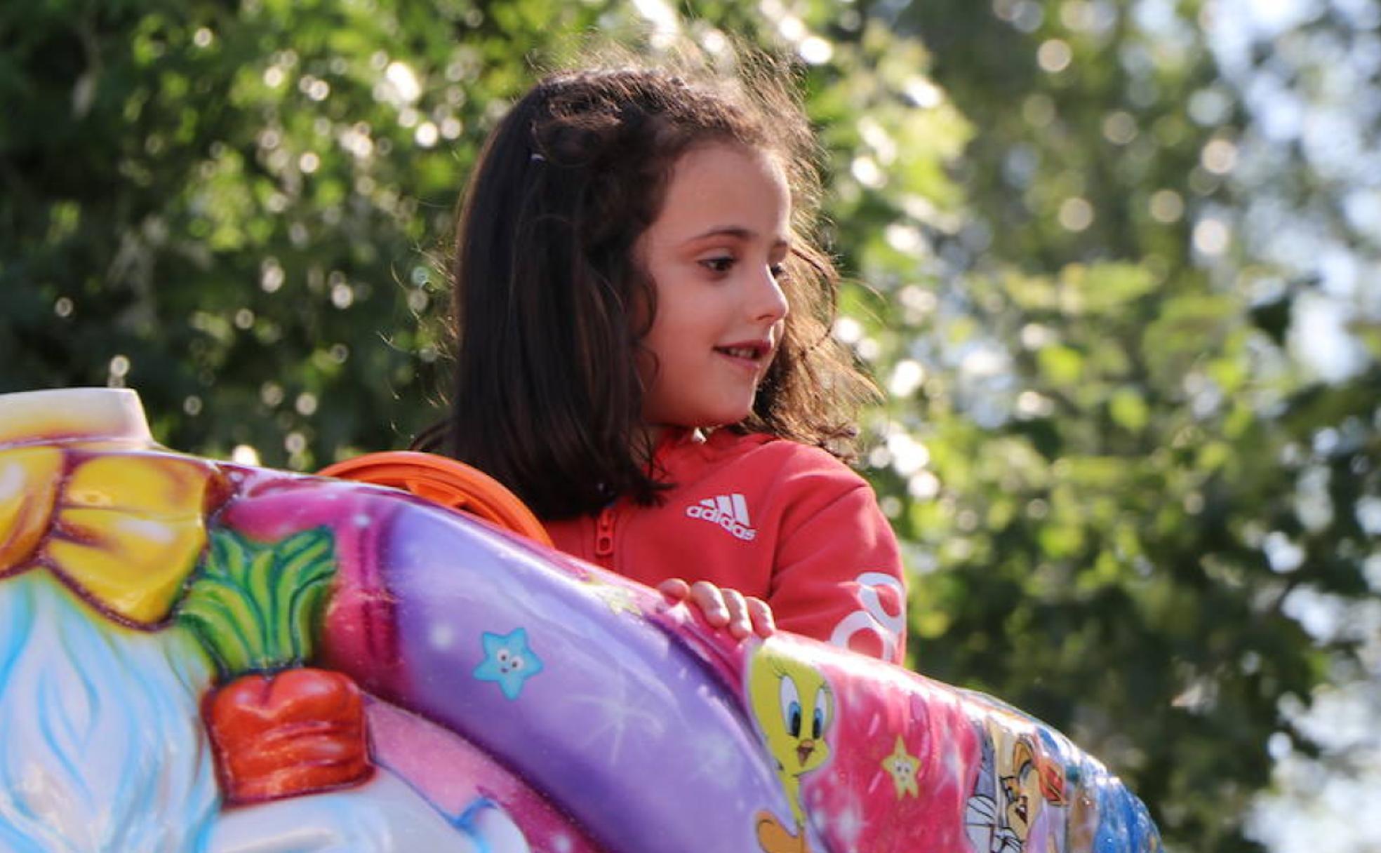 Imagen de la feria en la jornada de domingo, día del niño. 
