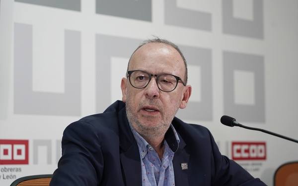 El presidente de la Fundación Jesús Pereda de CCOO de Castila y León, Ignacio Fernández. 