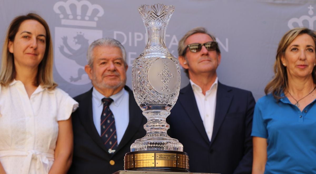 El trofeo más importante del golf femenino recorre España antes de su celebración en septiembre de 2023 en Málaga con parada en la provincia leonesa