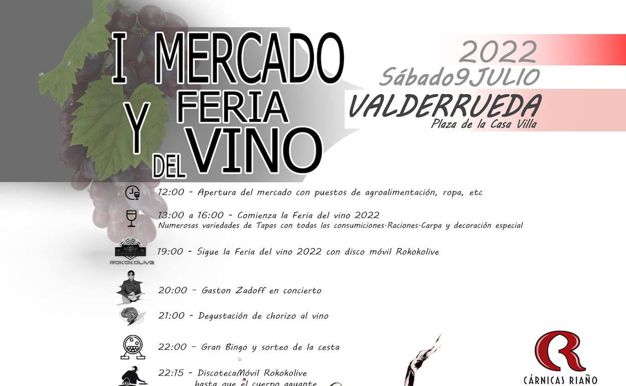 Valderrueda celebra su primer Mercado y Feria del Vino