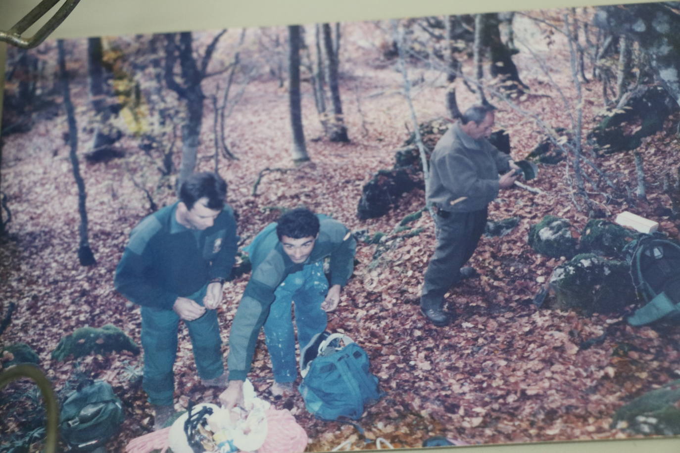 Fotos: Los GREIM Isidoro Álvarez, «Bumer» y Ovidio Abad expertos con más de 30 años en el rescate de montaña