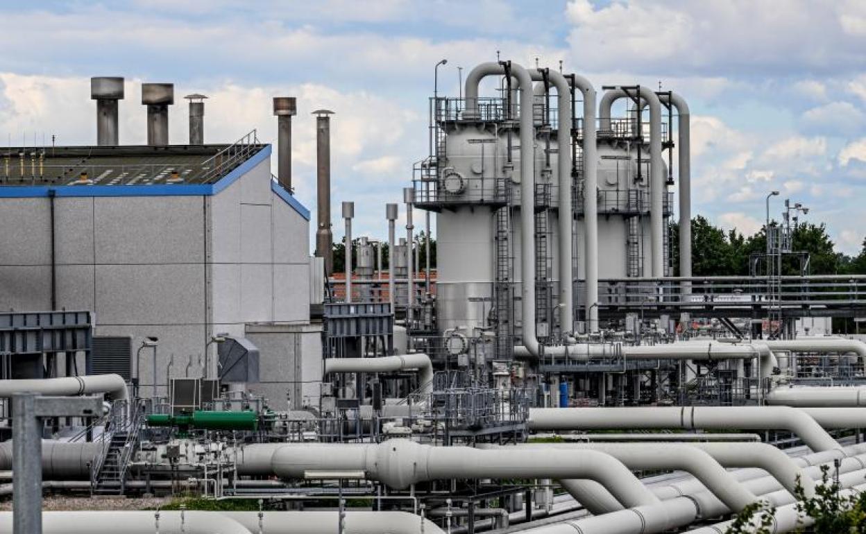 Estación de gas en Mallnow, Alemania. 