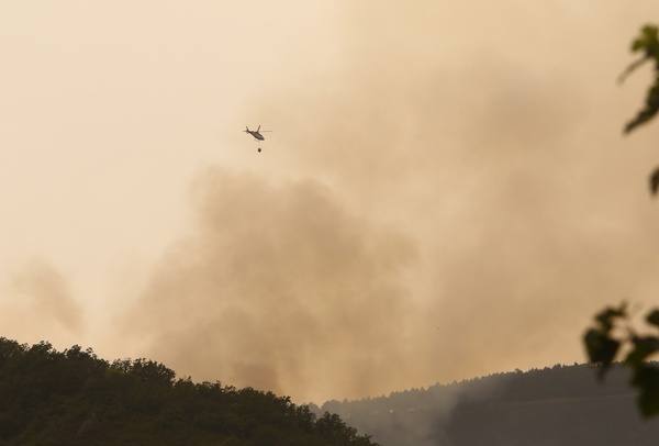Incendio en la localidad de Paradaseca 