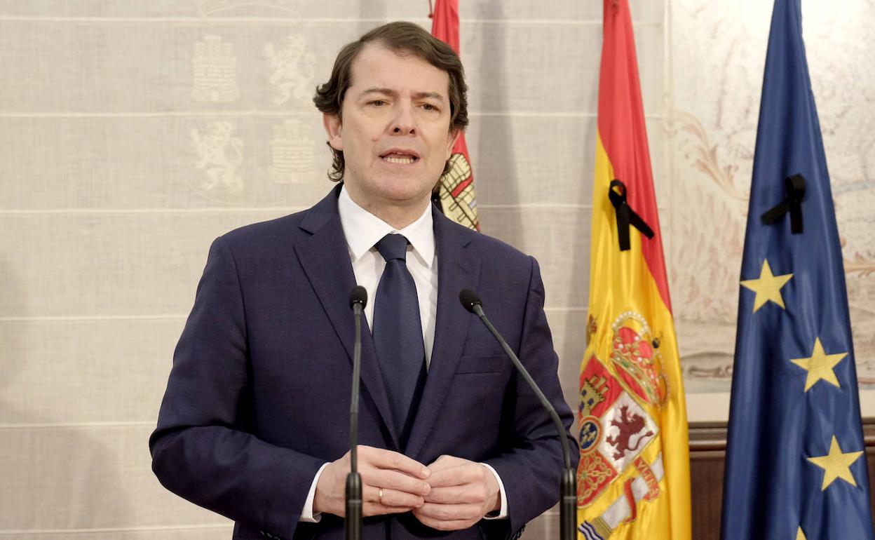Alfonso Fernández Mañueco, presidente de la Junta de Castilla y León.