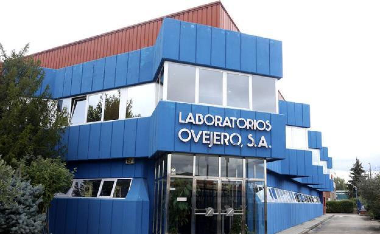 Imagen de la fábrica de Laboratorios Ovejero en León. 