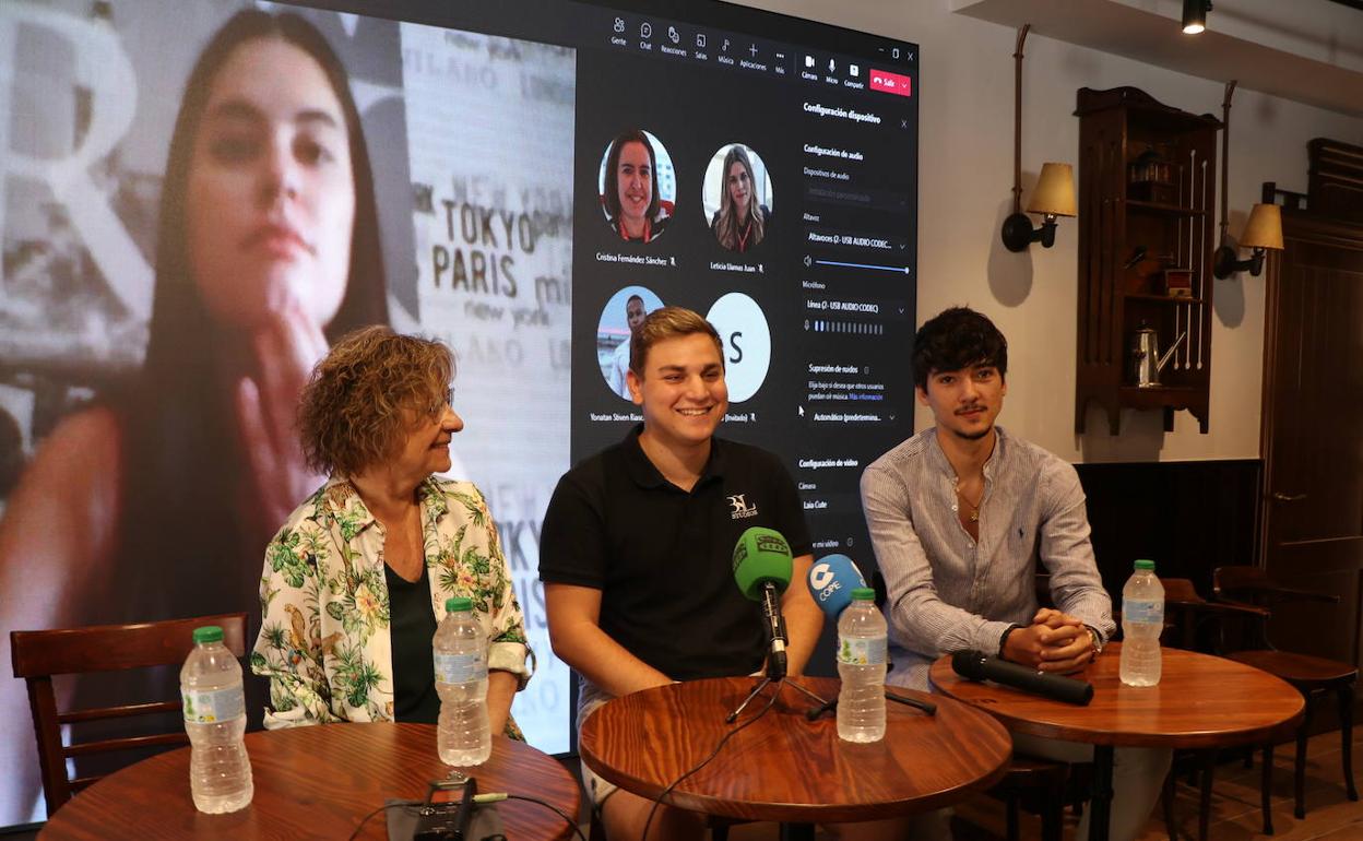 Rueda de prensa de la presentación de 'Olivia', la serie que se estrenará el próximo viernes en Espacio León. 