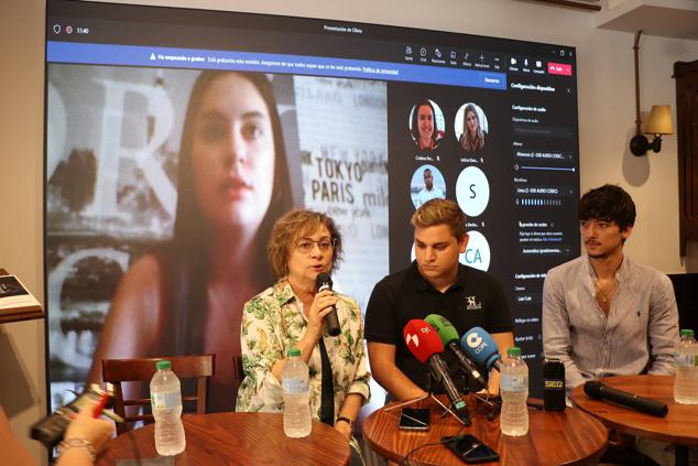 Rueda de prensa para presentar el estreno de 'Olivia', la serie el próximo viernes en Espacio León. 