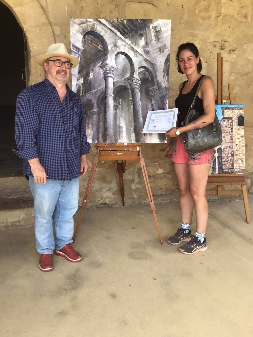 Fotos: Entrega de premios del V Concurso de Pintura Rápida Monasterio de Escalada