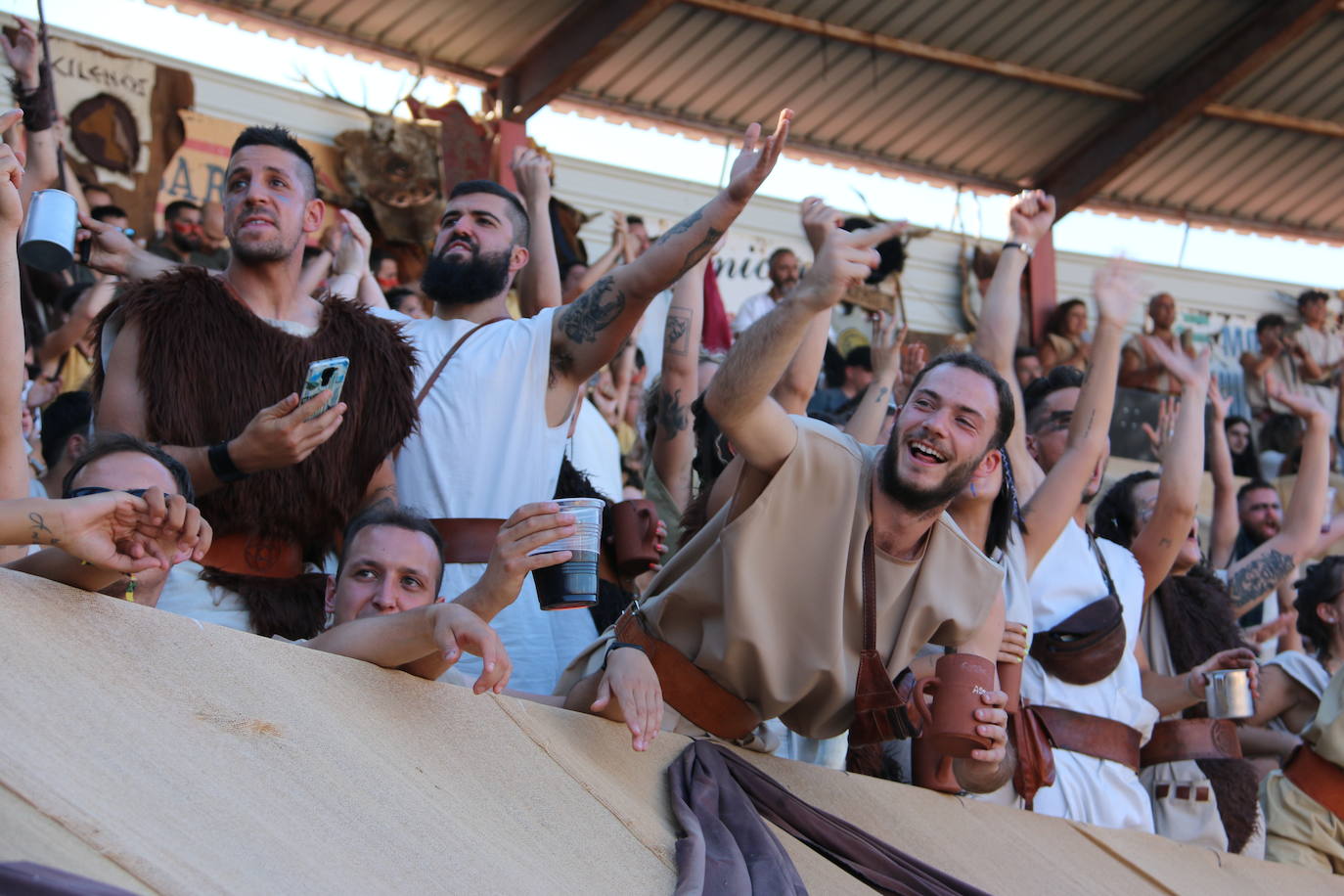 Lucha entre Astures y Romanos en el Anfiteatro de Asturica Augusta. 