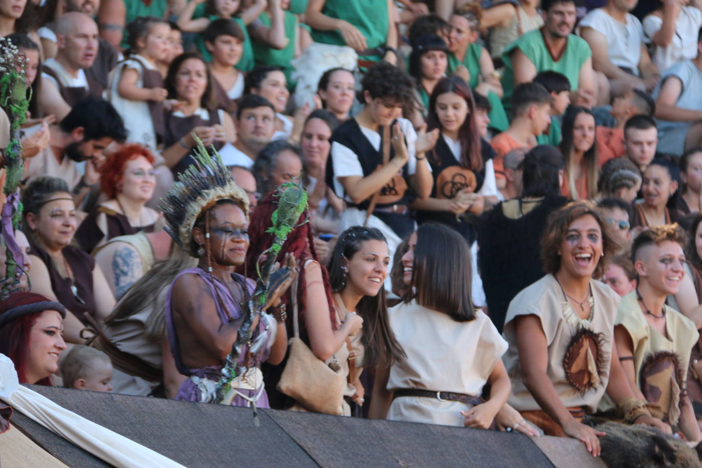 Lucha entre Astures y Romanos en el Anfiteatro de Asturica Augusta. 