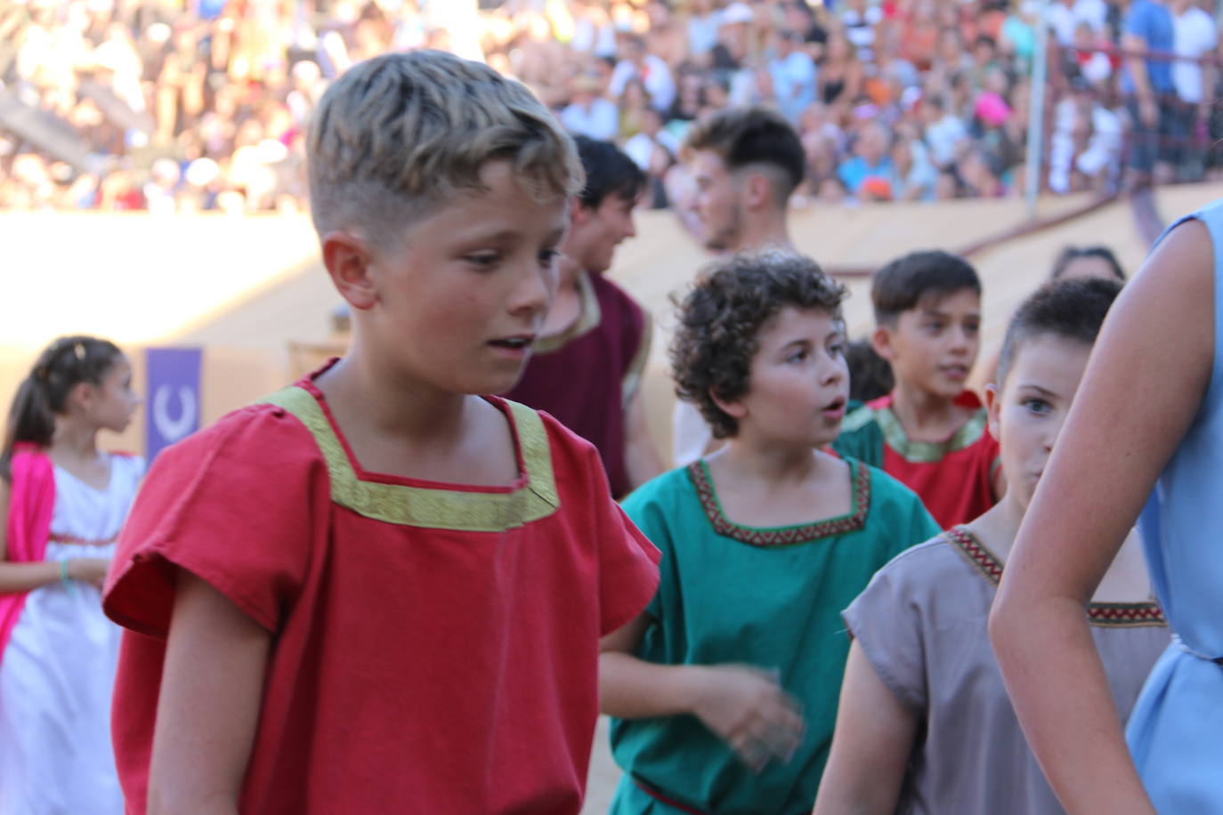 Lucha entre Astures y Romanos en el Anfiteatro de Asturica Augusta. 