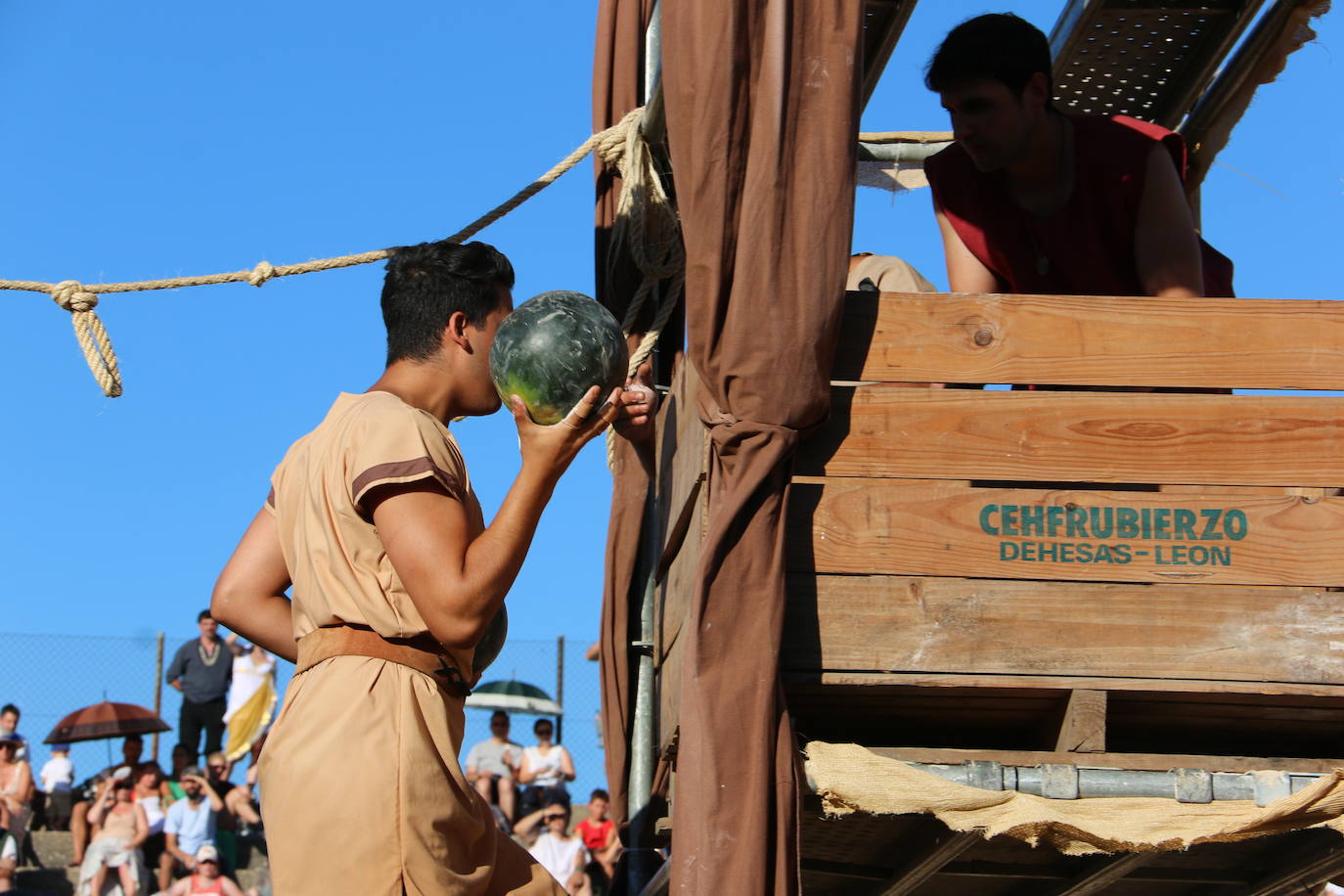 Lucha entre Astures y Romanos en el Anfiteatro de Asturica Augusta. 