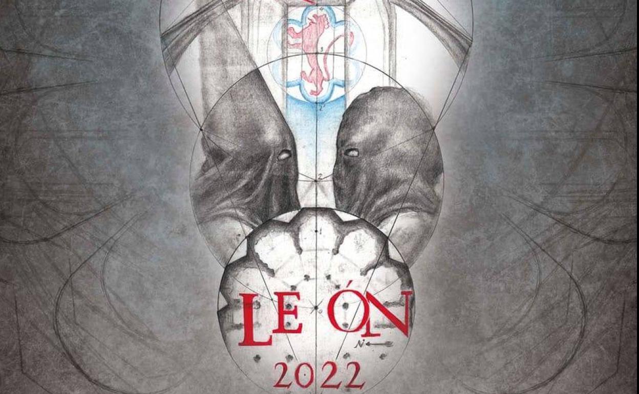 Cartel del 33 Encuentro Nacional de Cofradías que acogerá León.