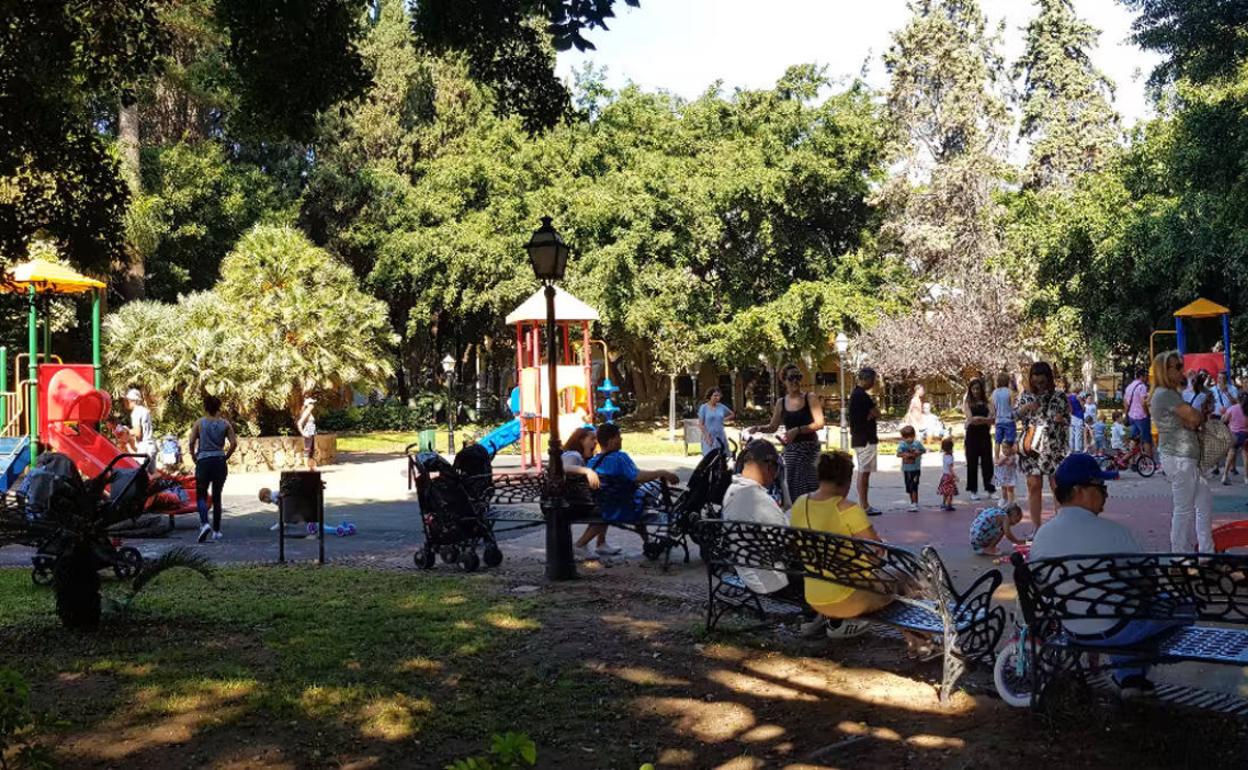 Parque en Marbella.