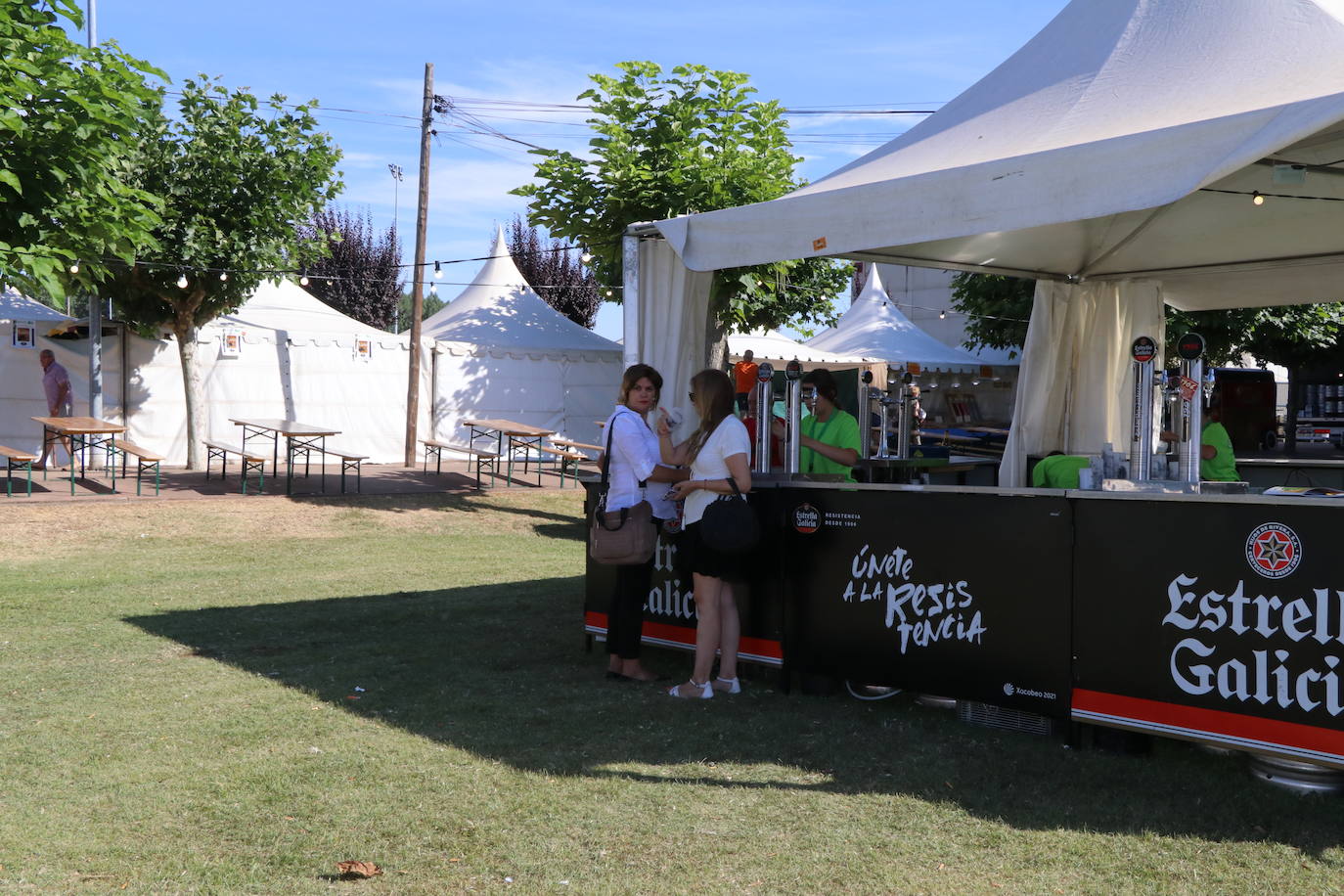 El Parque de la Bolenga donde se celebrará la XV edición de la Feria del Lúpulo y la Cerveza.