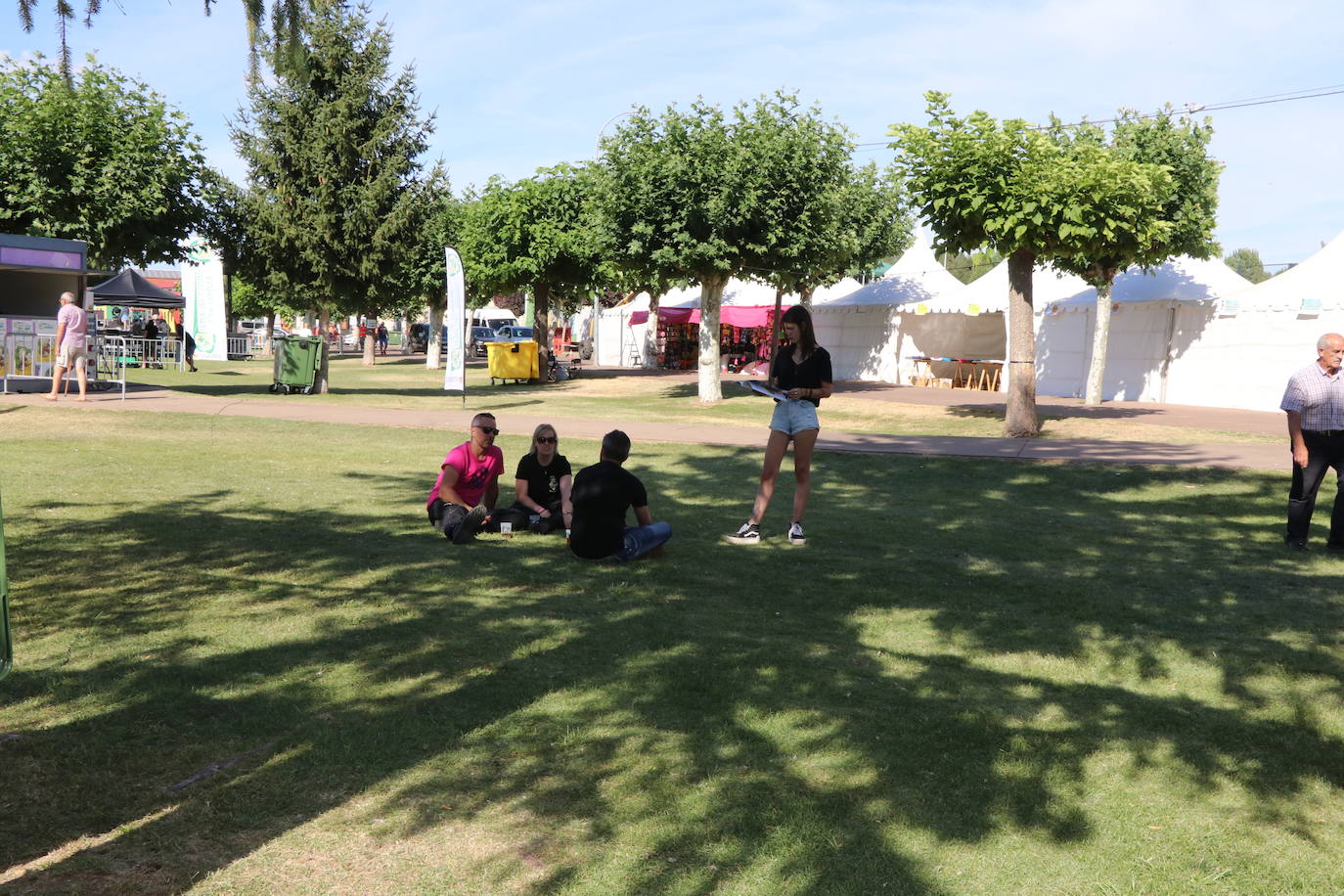 El Parque de la Bolenga donde se celebrará la XV edición de la Feria del Lúpulo y la Cerveza.