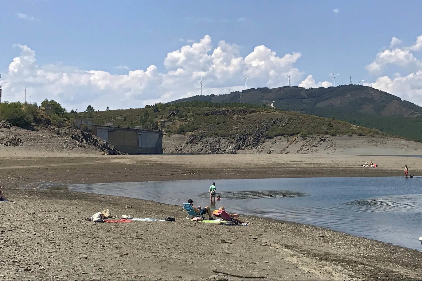 El embalse de Villameca se encuentra bajo mínimos