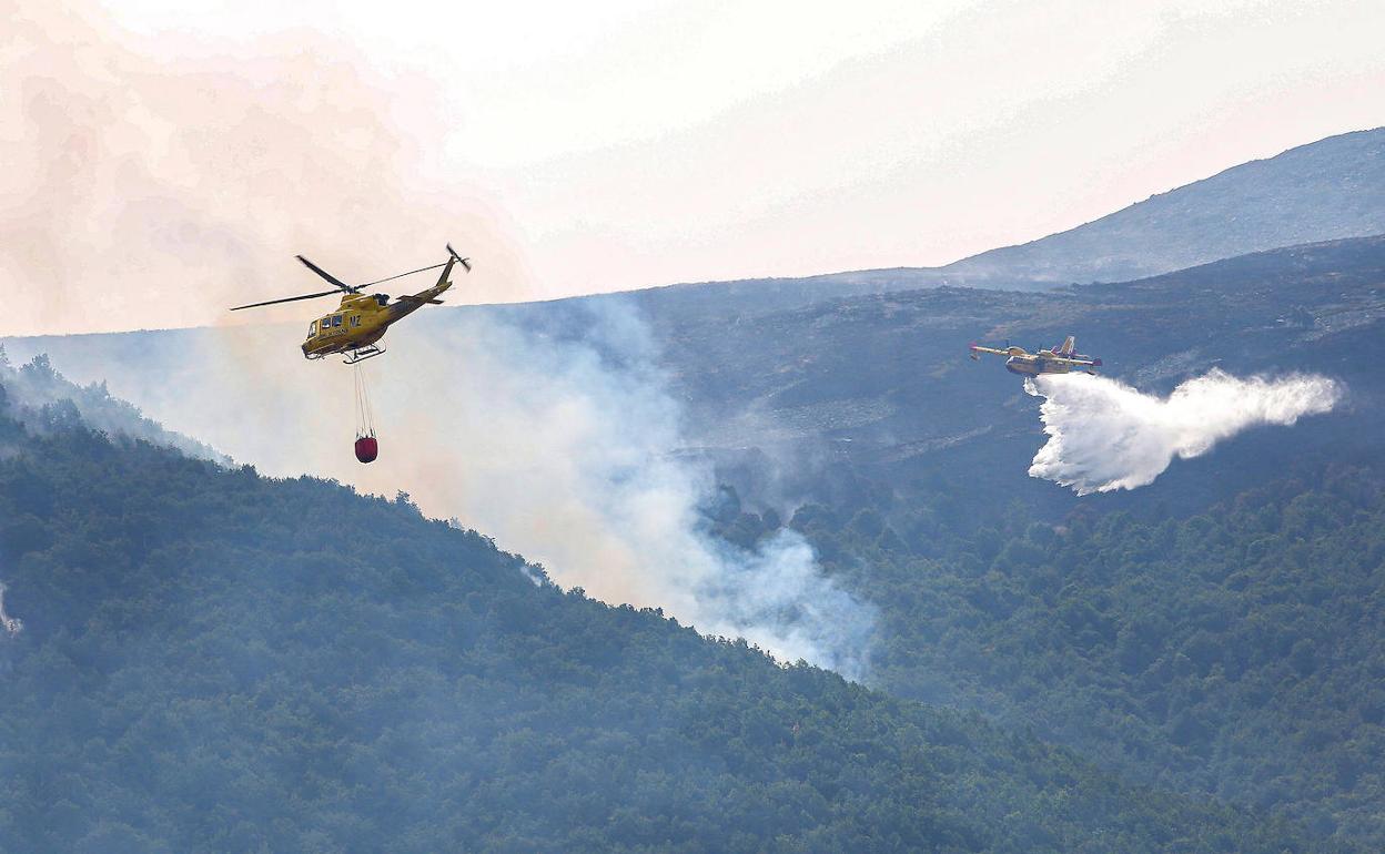 Incendio nivel 2 en Boca de Huérgano. 