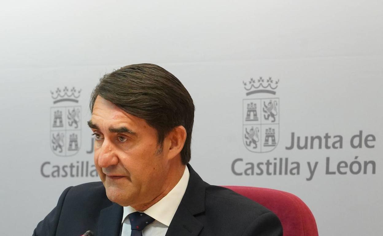 El consejero de Medio Ambiente, Vivienda y Ordenación del Territorio, Juan Carlos Suárez-Quiñones. 