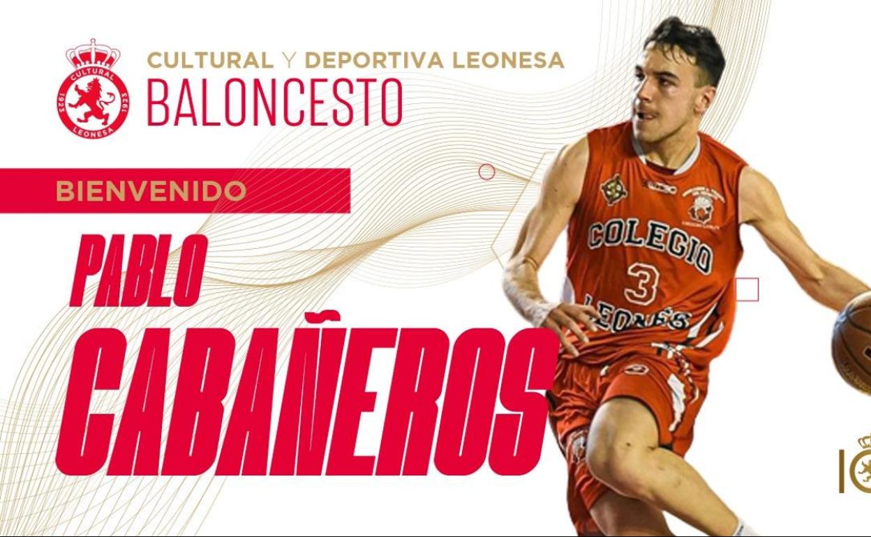 Pablo Cabañeros, nuevo escolta para la sección de baloncesto de la Cultural.