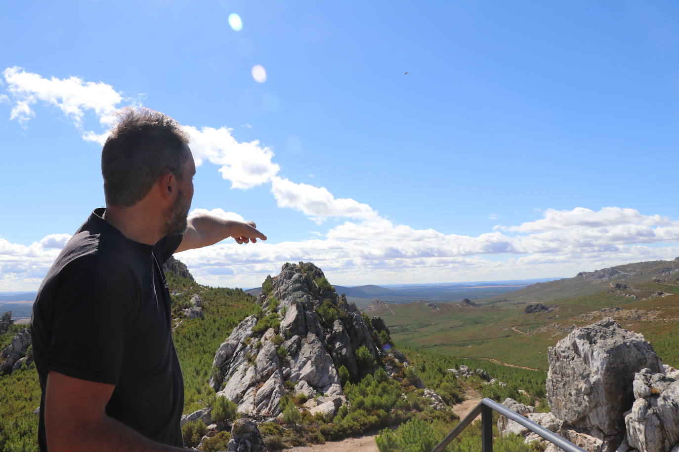 Juan Carlos González, bombero forestal