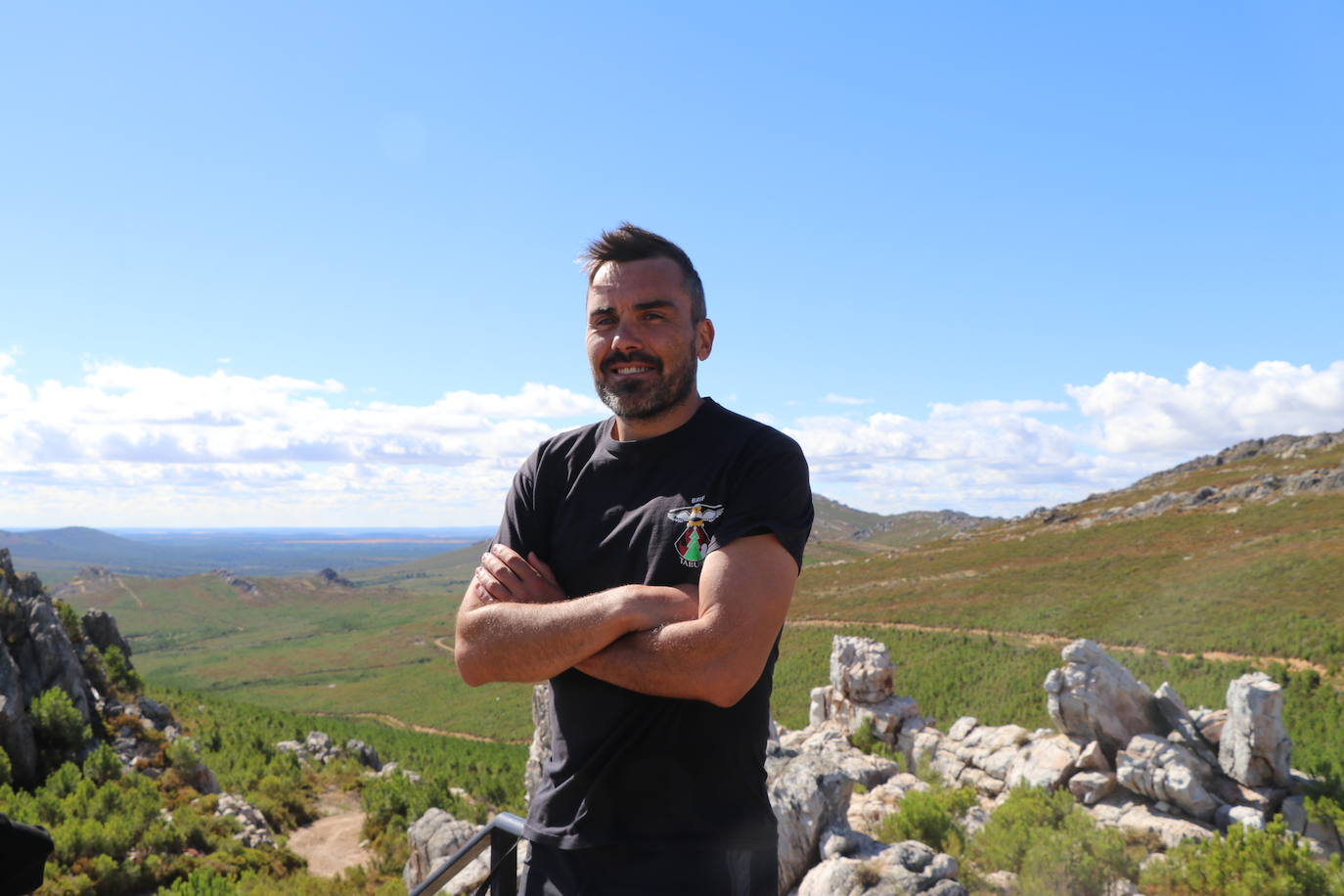 Juan Carlos González, bombero forestal