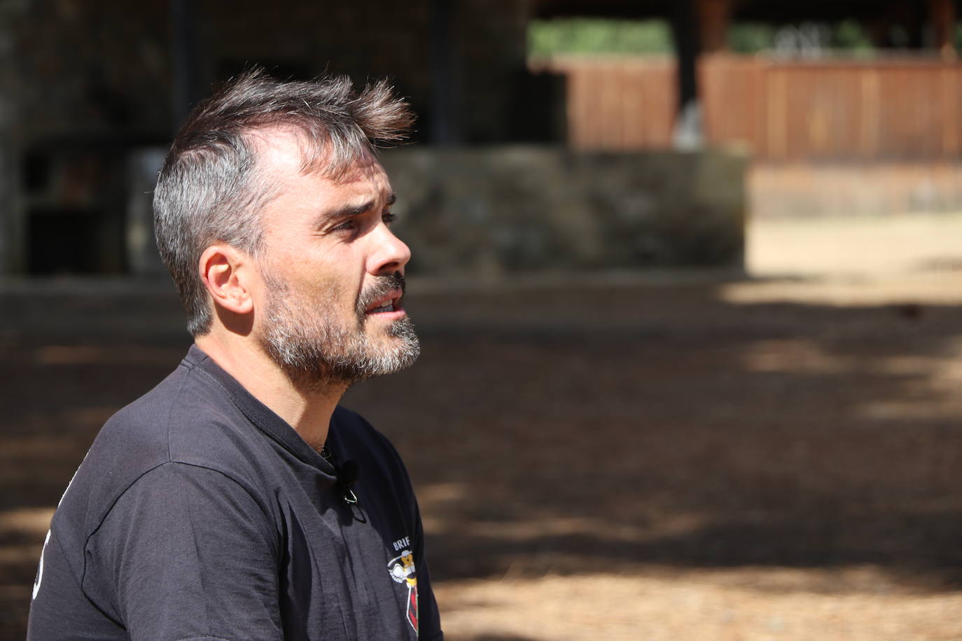 Juan Carlos González, bombero forestal