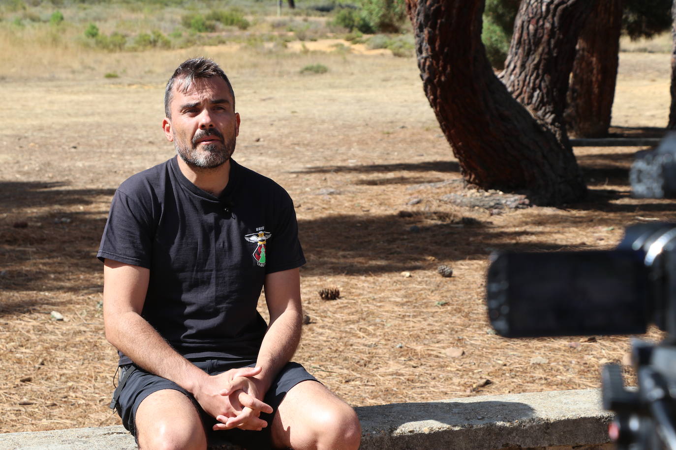 Juan Carlos González, bombero forestal