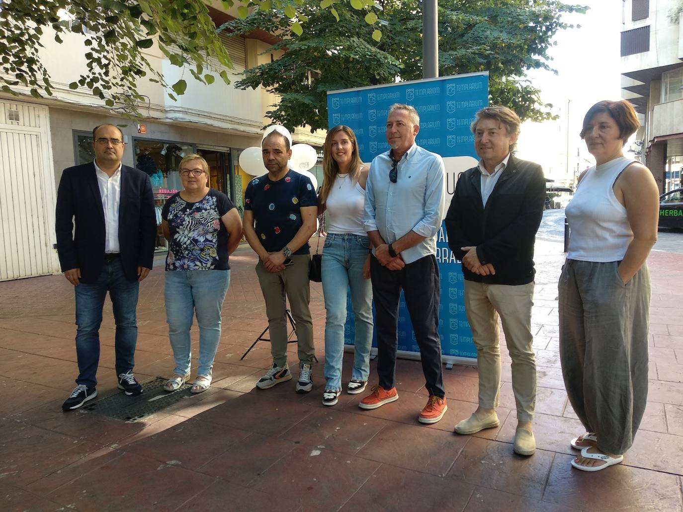 Inaguración de la Feria de las Rebajas de Templarium en Ponferrada.