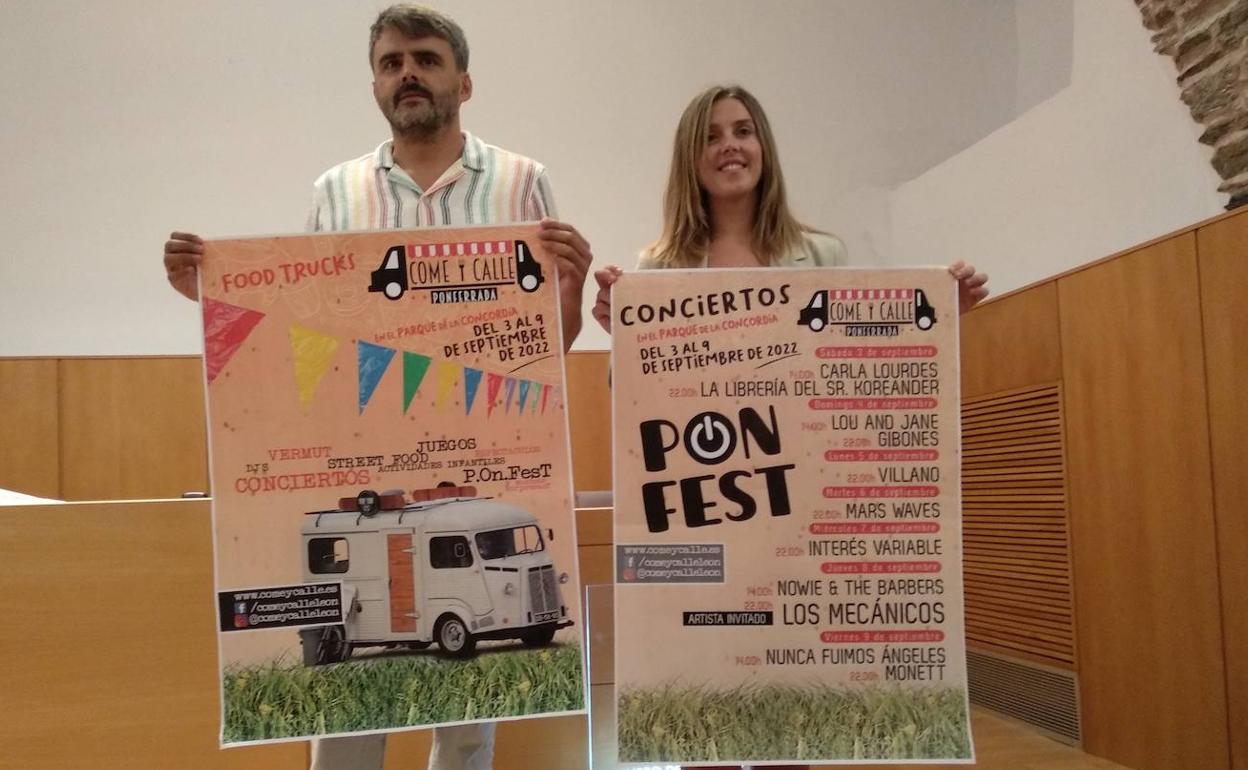 Presentación del festival de food-trucks 'Come y Calle ' y del Ponfest.