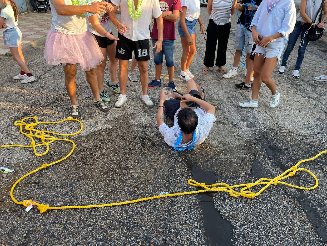 Momentos de las celebraciones patronales en Villamanín.