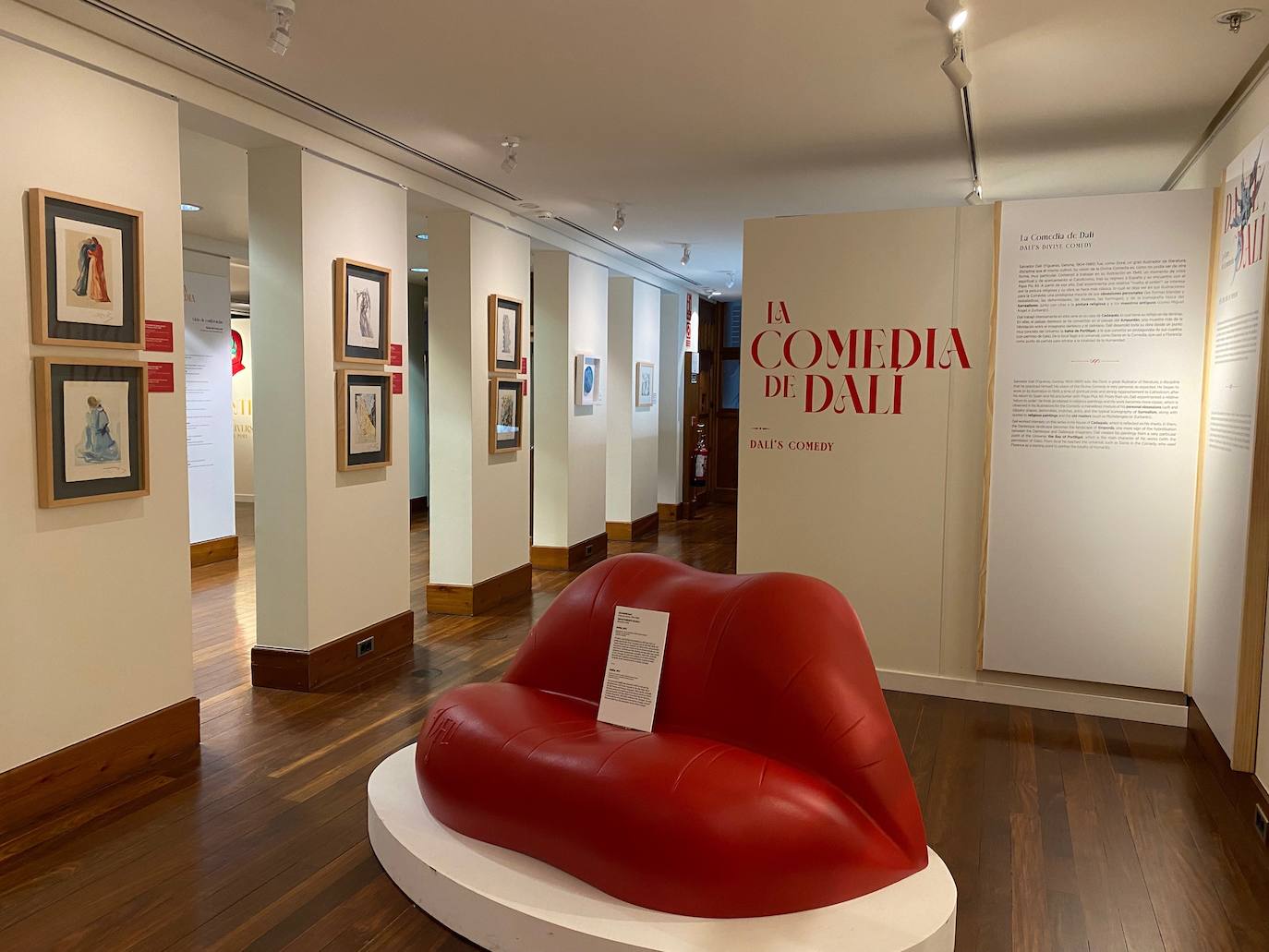 El Presidente de las Cortes, Carlos Pollán participa en la inauguración de la exposición 'La Divina Comedia en el Arte'