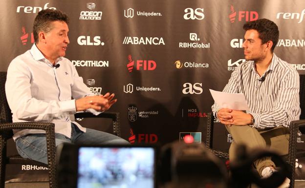 Carlos Sastre, en la entrevista con leonoticias.