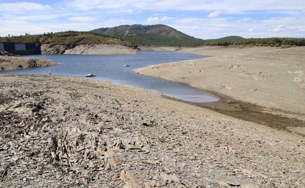 El pantano de Villameca, por debajo del 10% de su capacidad.