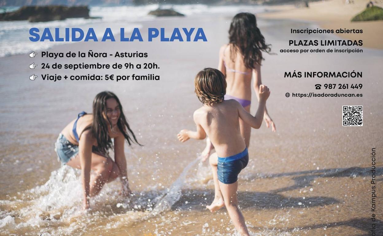 Dentro de las actividades del proyecto 'Mentalízate' se organiza una salida a la playa. 