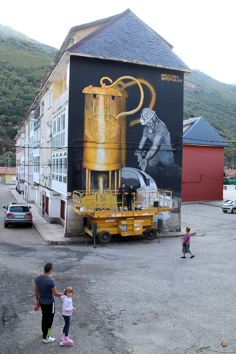 Fotos: Ciñera refuerza su esencia con un gran mural