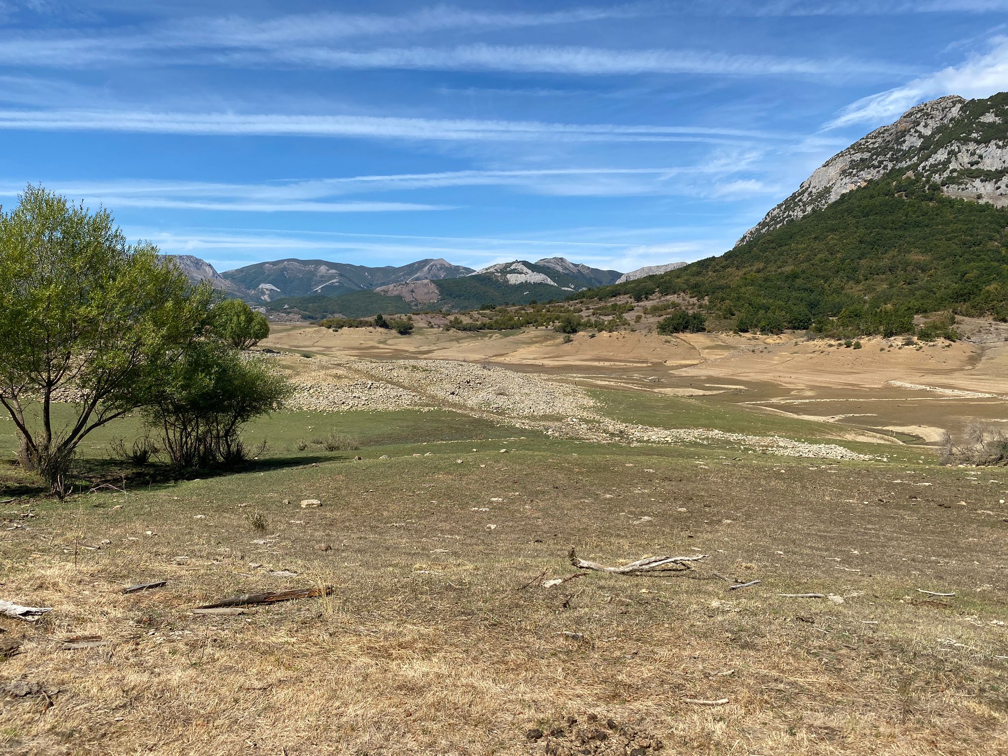 Fotos: Estado en el que se encuentra el pantano del Porma