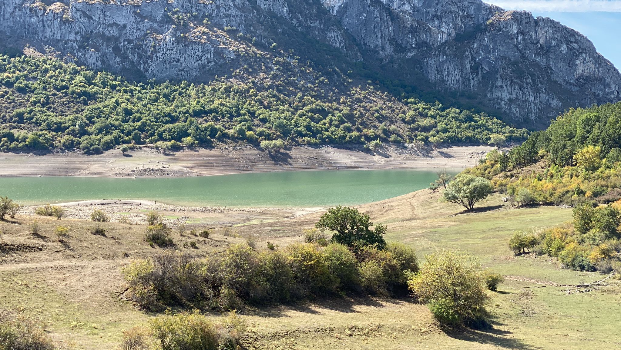 Fotos: Estado en el que se encuentra el pantano del Porma