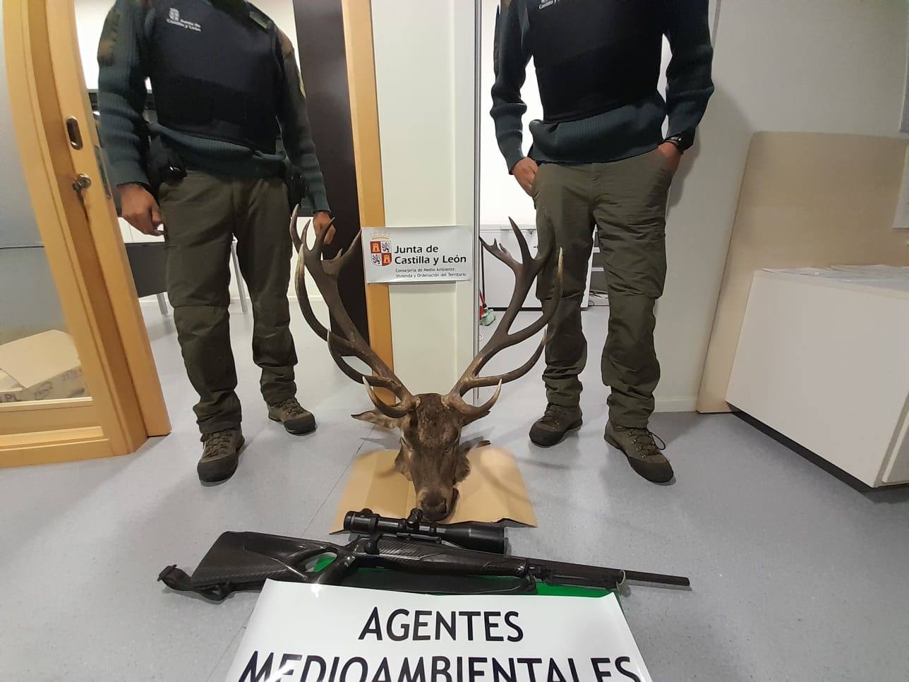 Los agentes medioambientales identificaron a estos furtivos en la comarca del Alto Sanabria.