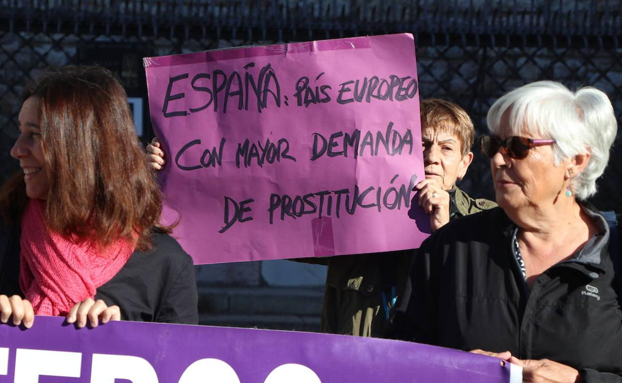 El próximo viernes el movimiento abolicionista convoca una concentración apra abolir la prostitución.